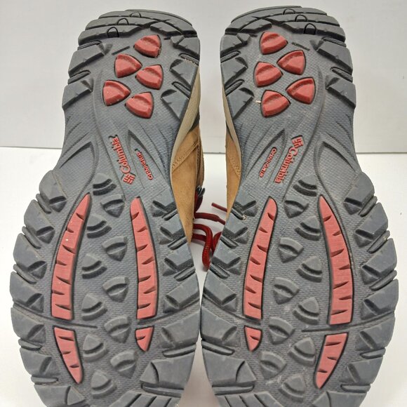 Columbia Women Newton Ridge Plus WP Amped Hiking Boot Elk/Red BL4552-286 - Picture 8 of 14